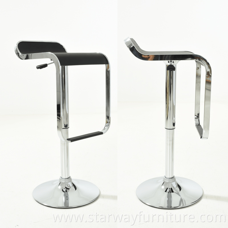 High Quality Vintage Industrial Designer Bar Stool Cast Iron Swivel With Quality Chair Footrest Wholesale